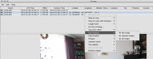 Geotag applies geographical data from gpx files to images